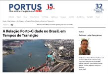 Revista internacional publica mais um artigo do professor Adilson Luiz Gonçalves sobre o porto de Santos