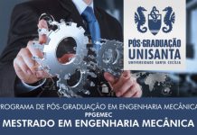 Mestrado de Engenharia Mecânica terá palestra sobre criação de softwares, dia 6/5