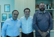 Marcelo Teixeira recebe a visita do vice-prefeito de São Bernardo, nesta sexta-feira (6/10)