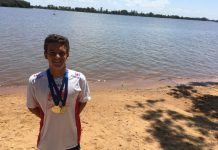 Henrique Figueirinha, atleta da Unisanta, é campeão Júnior da primeira etapa do Campeonato Brasileiro de Águas Abertas