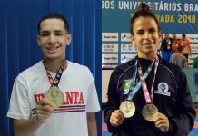 Gabriel Stankunas, da Unisanta, sagra-se Campeão dos Jogos Universitários Brasileiros na categoria Kumite (luta) e vai para o Mundial do Japão