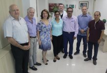 Reitora da Unisanta recebe docentes do Centro Nacional de Pesquisas do México