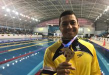 Ítalo Manzine ganha ouro no 50m livres no Sul-Americano