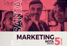 Curso EaD em Marketing da Unisanta recebe nota máxima (5) do MEC
