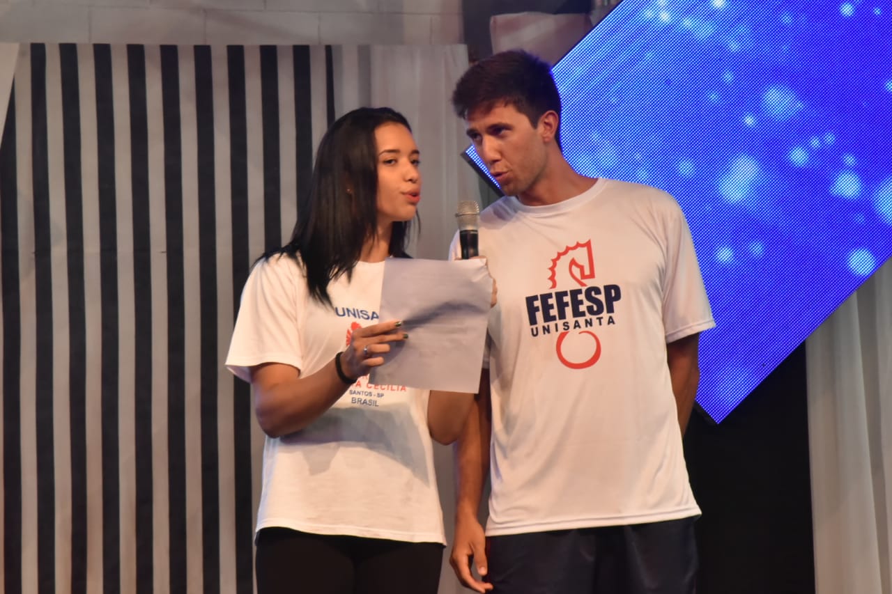 Desfile dos atletas e eleição do Rei e Rainha marcam a abertura dos XXXII  Jogos da Unisanta, nesta segunda (10)