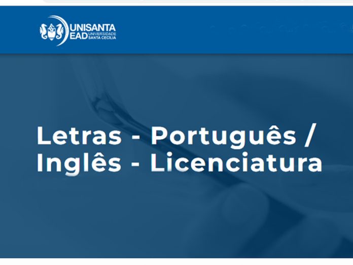 Curso De Licenciatura Em Letras – Português / Inglês EAD Da Unisanta é ...