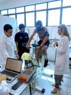 A Unisanta aprimorou o Lafes do curso de Educação Física com modernos equipamentos, consolidando-o como um dos mais completos do país para avaliações cardiorrespiratórias.