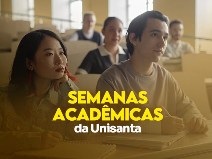 A Unisanta é responsável por realizar Semanas Acadêmicas que são conhecidos regionalmente, trazendo atividades que contribuam para a formação