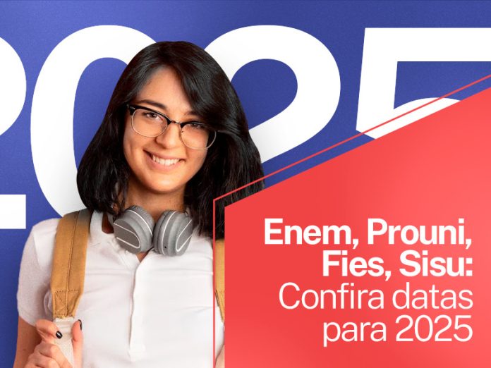 O início do ano marca a corrida para os estudantes que desejam ingressar no ensino superior. Confira as datas do Enem, Prouni, Fies e Sisu