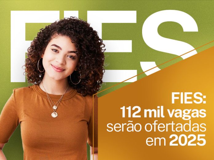 O Ministério da Educação (MEC) anuncia a oferta de 112.168 novas vagas para o Fies (Fundo de Financiamento Estudantil) de acordo com a medida