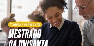 Após a pós-graduação, profissionais buscam se destacar no mercado. Com o mestrado da Unisanta, especialize-se ou prepare-se para lecionar