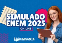 Quer se preparar para o Exame Nacional do Ensino Médio (Enem)? Ainda dá tempo de você turbinar seus conhecimentos e ficar bem preparado com o Simulado Enem 2025 da Unisanta!