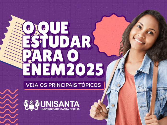 Confira o que estudar para o Enem 2025: saiba quais são os conteúdos mais cobrados, organize sua revisão e aumente suas chances de se sair bem