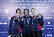 Natação Unisanta conquista cinco medalhas no segundo dia de finais do Troféu Maria Lenk 2026 satiro sodré