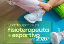Veja quanto ganha um fisioterapeuta esportivo em 2026, salários da área e como está o mercado da Fisioterapia esportiva no Brasil.