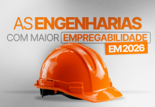 Descubra quais são as engenharias com maior empregabilidade em 2026 e conheça as áreas que oferecem mais oportunidades de carreira