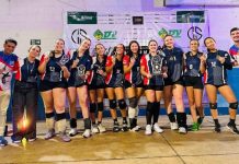 Equipe feminina do Santa Cecília vence Campeonato Santista de Vôlei