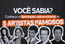 5 artistas famosos que fizeram cursos surpreendentes Conheça 5 artistas famosos que fizeram faculdade em áreas surpreendentes e veja como a formação acadêmica pode impulsionar uma carreira.