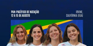 Quatro nadadoras da Unisanta na Seleção Brasileira para o Pan-Pacífico 2026