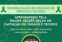 Curso de Psicologia da Unisanta realiza palestra de Sensibilização sobre Doação de Órgãos e Transplantes, no dia 22/9
