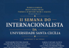 R.I. Unisanta lança livro “II Semana do Internacionalista da Universidade Santa Cecília”, no dia 27/10